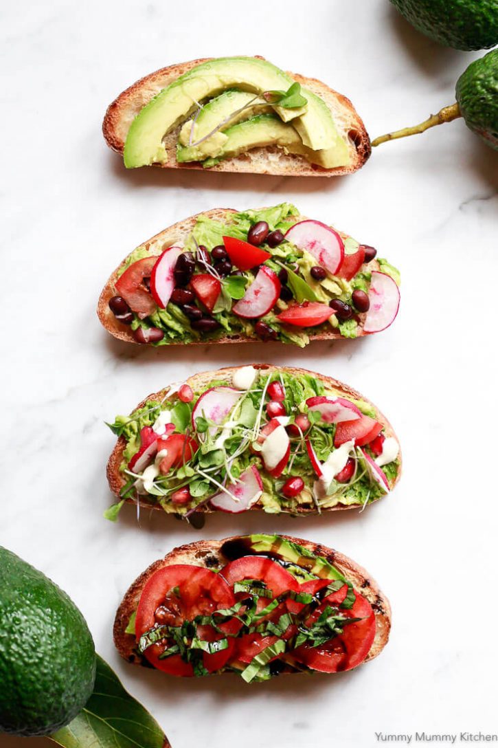 Garden Avocado Toast